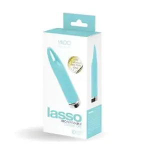 Lasso Rechargeable Clitoral Bullet Vibrator - Turquoise - view 1
