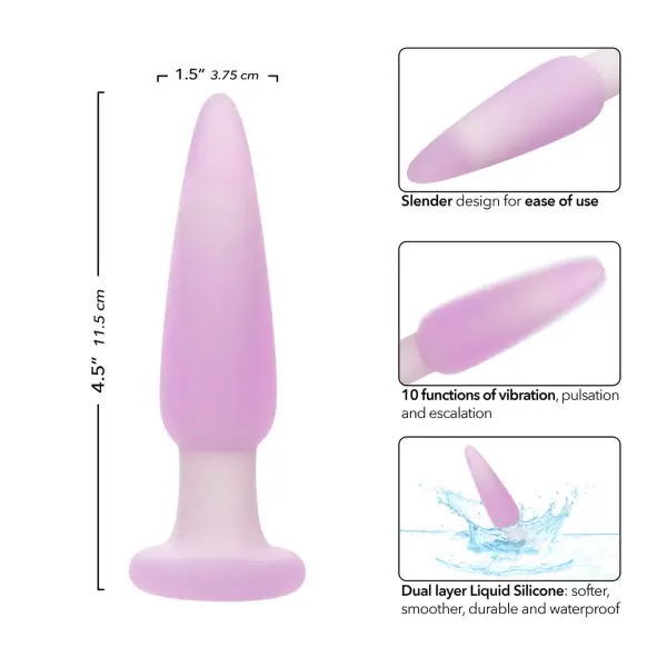 Lavender Haze Slender Probe anal vibrators - alternate angle