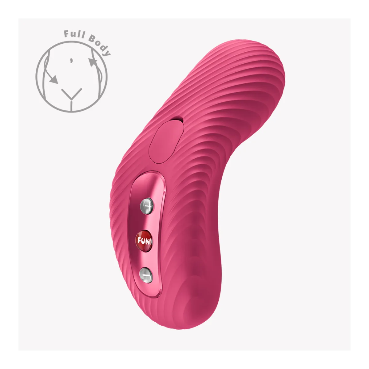 Laya III Lay-on Vibrator - Magenta - view 2