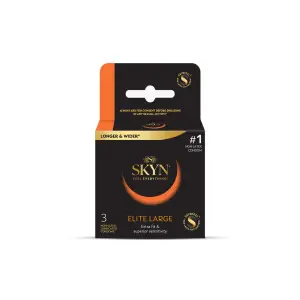 Lifestyles Skyn Large - 3 Pack water based lubricant condoms - main image