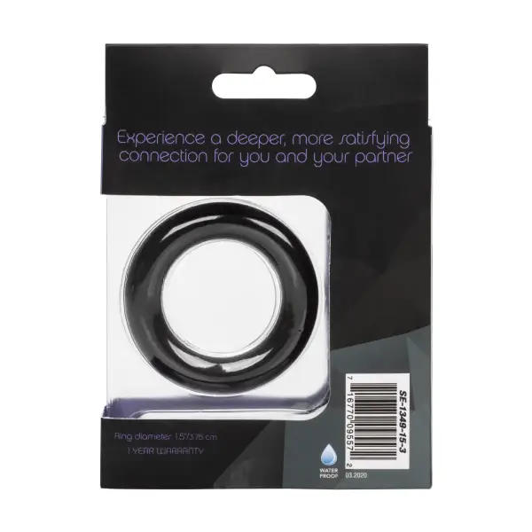 Link Up Ultra-Soft Verge - Black cock ring sex toy - product detail
