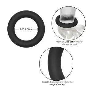 Link Up Ultra-Soft Verge - Black cock ring sex toy - packaging view