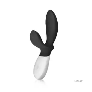 Loki Wave - Obsidian Black prostate massager for men - alternate angle