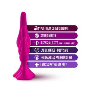 Luxe - Beginner Plug Kit - Pink beginner butt plug - product image 5