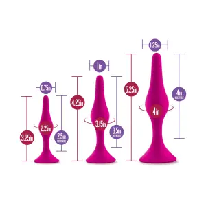 Luxe - Beginner Plug Kit - Pink beginner butt plug - product image 6