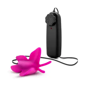Luxe- Butterfly Teaser - Fuschia - remote controlled vibrators - product image 6