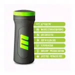 M for Men - M2 - Male Masturbator Cup - Black best male masturbator sleeve - main image