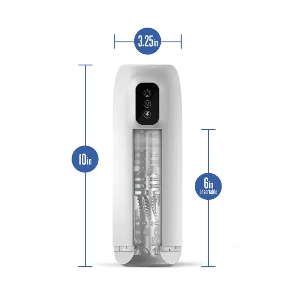 M for Men - Robo-Bator - White best male stroker - main image M for Men - Robo-Bator - White best male stroker - main image