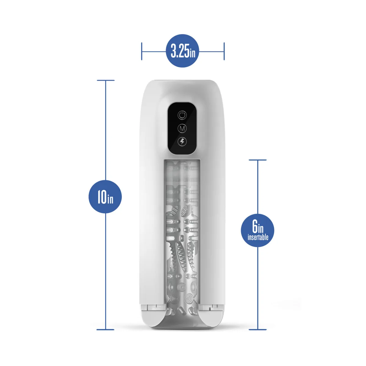 M for Men - Robo-Bator - White best male stroker - main image