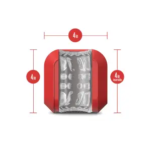 M for Men - Slambox - Red male masturbator - additional view