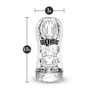 M for Men - Soft and Wet - Magnifier - Clear best rated male masturbator - alternate angle