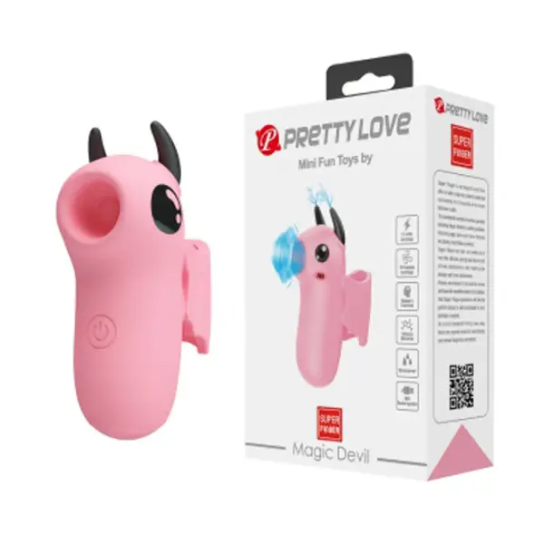 Magic Devil Finger Vibrator - Pink - view 1