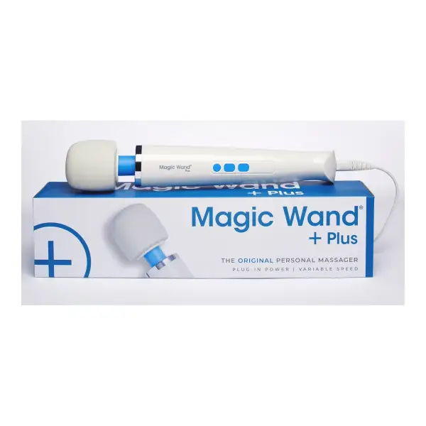 Magic Wand Plus - White – sex wand vibrator – view 5