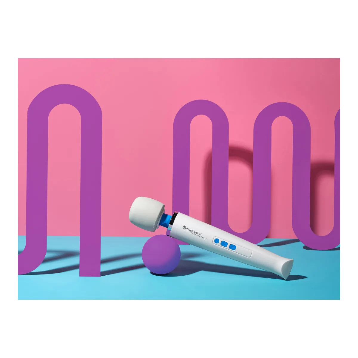 Magic Wand Rechargeable - White – most powerful wand vibrator – view 2