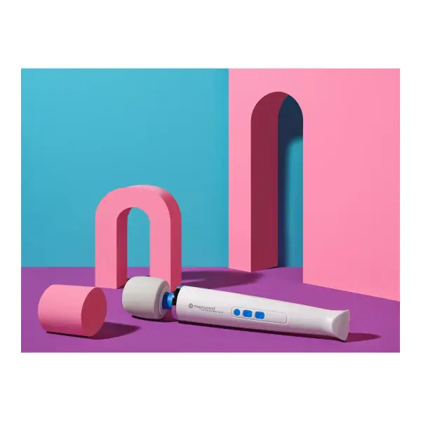 Magic Wand Rechargeable - White – most powerful wand vibrator – view 3