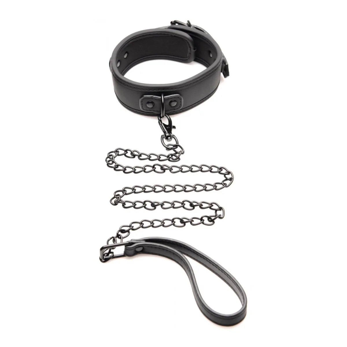 Master of Kink 10 Piece Deluxe Bondage Set - Black bondage restraint kit - product detail
