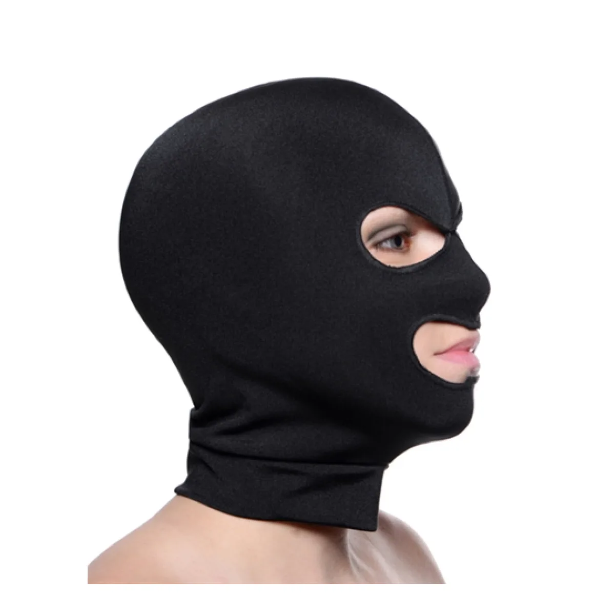 Masters Spandex Hood With Eye and Mouth Holes bondage hood / mask - alternate product angle