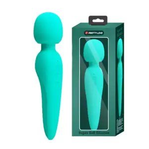Meredith Super Soft Silicone Wand - Turquoise - view 3