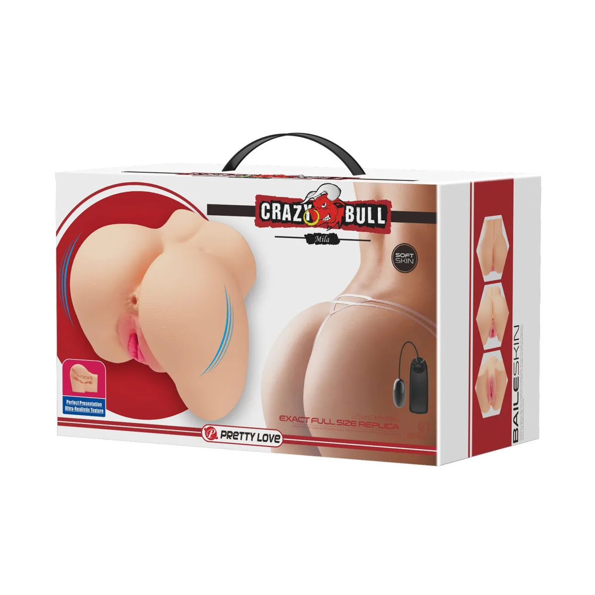 Mila Realistic Vagina and Ass Vibrator - Light male stroker - main image