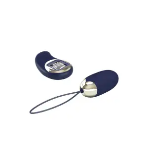 Mina Vibrating Remote Control Egg - Blue - view 2