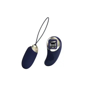 Mina Vibrating Remote Control Egg - Blue - view 3