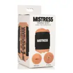 Mistress Double Shot Mouth and Pussy Stroker - Medium - male masturbator - main product image