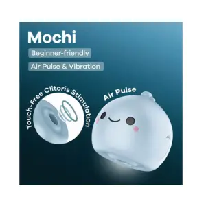 Mochi - Frost Blue 10 Mochi - Frost Blue – tiny clit vibrator – view 5