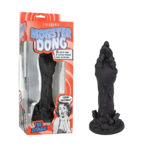 Monster Dong the Zombie - Black fantasy monster dildo - alternate product angle