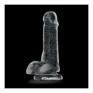 Naturally Yours - 6 Inch Glitter Cock - Sparkling Clear realistic dildo - main product image