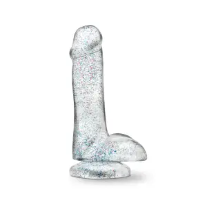 Naturally Yours - 6 Inch Glitter Cock - Sparkling Clear realistic dildo - product image 5