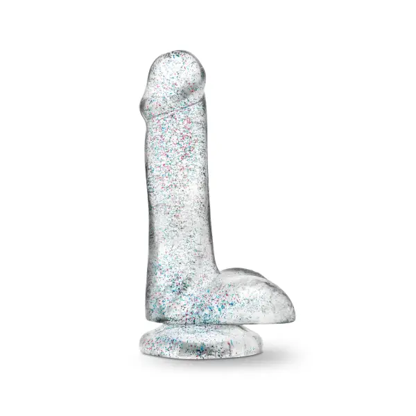 Naturally Yours - 6 Inch Glitter Cock - Sparkling Clear realistic dildo - product image 5
