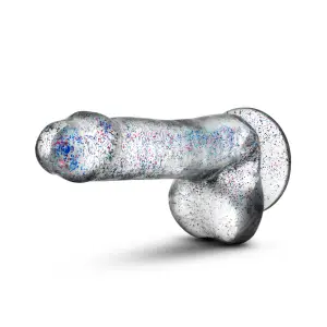Naturally Yours - 6 Inch Glitter Cock - Sparkling Clear realistic dildo - product image 6