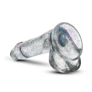Naturally Yours - 6 Inch Glitter Cock - Sparkling Clear realistic dildo - product image 7