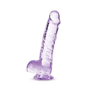 Naturally Yours - 6 in Crystalline Dildo - Amethyst - view 1