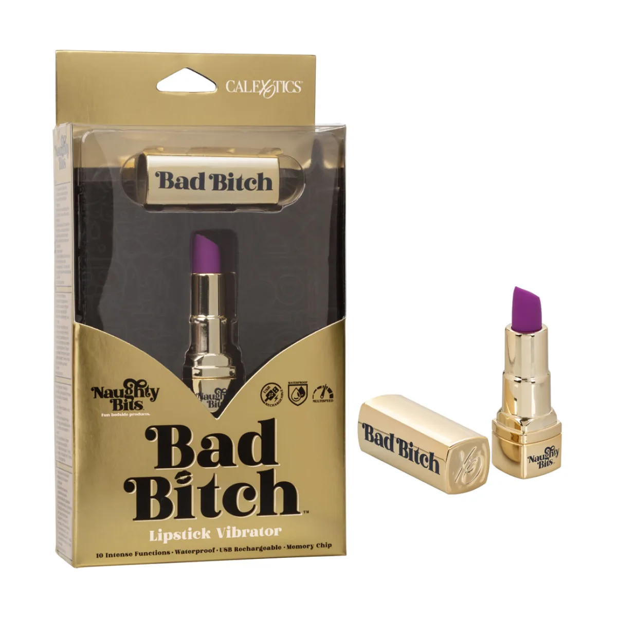 Naughty Bits Bad Bitch Lipstick Vibrator - view 2