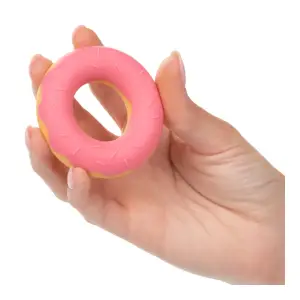 Naughty Bits Dickin Donuts Silicone Donut Cock Ring - Pink cock ring toy - product detail