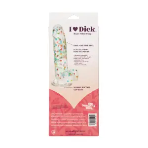 Naughty Bits I Love Dick Heart-Filled Dong heart dildo - main product image