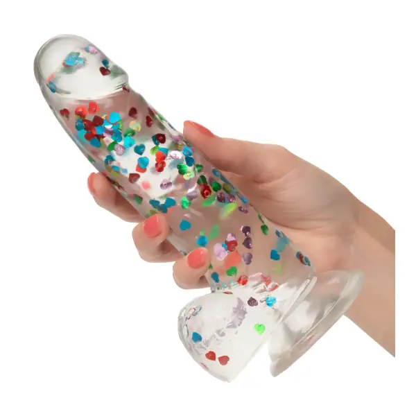 Naughty Bits I Love Dick Heart-Filled Dong heart dildo - alternate view 9