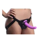 Navigator Silicone G-Spot Dildo With Harness - view 1