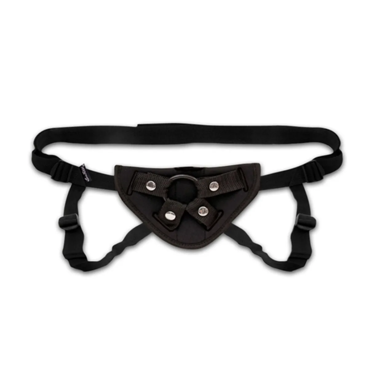 Neoprene Strap-on Harness - Black - strap on dildo harness - main product image