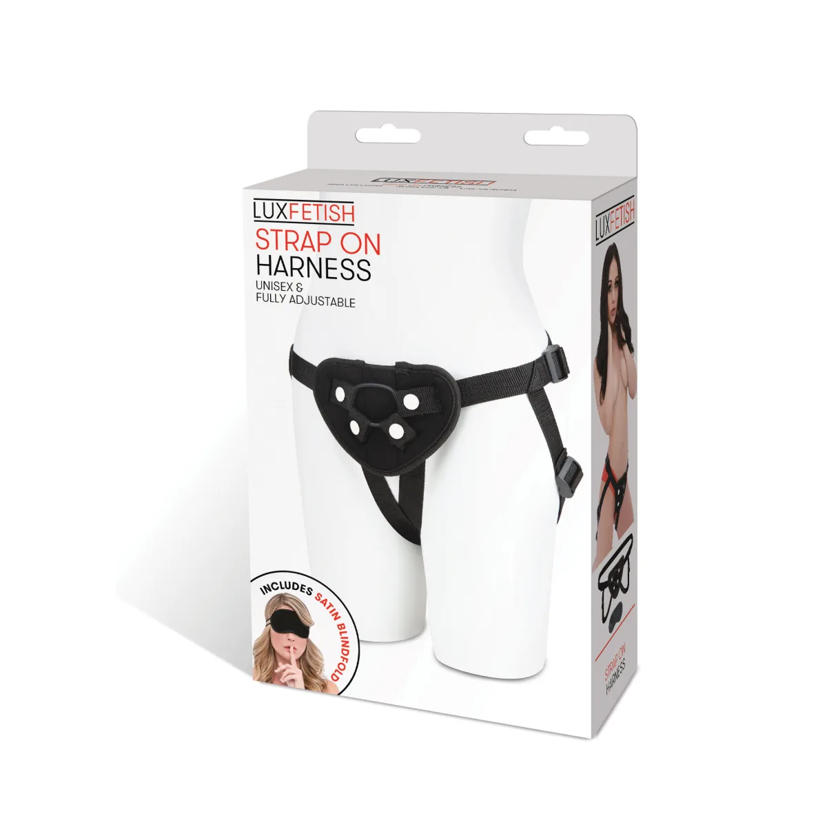 Neoprene Strap-on Harness - Black - strap on dildo harness - product image 2
