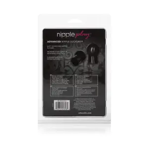 Nipple Play Advanced Nipple Suckers - Black - nipple toys - product image 4
