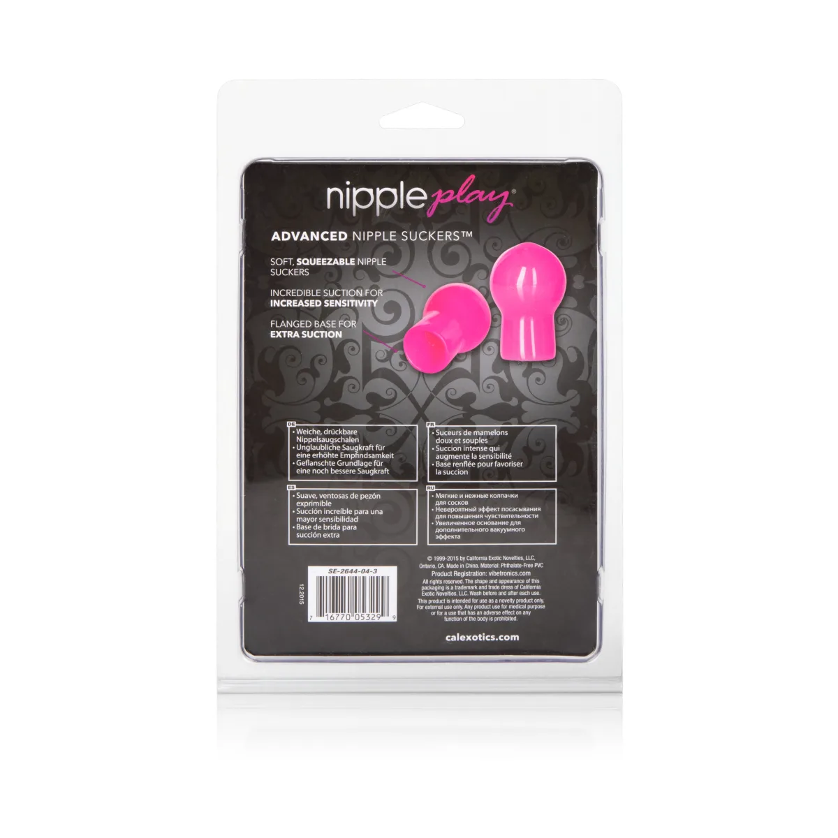 Nipple Play Advanced Nipple Suckers - Pink - nipple toys - product image 2