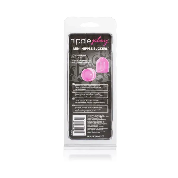 Nipple Play Mini Nipple Suckers - Pink - nipple toys - product image 2