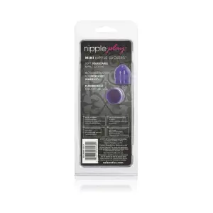 Nipple Play Mini Nipple Suckers - Purple - nipple toys - product image 2