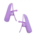 Nipple Play - Nipplettes - Purple Rechargeable nipple clamps / teasers - main product image