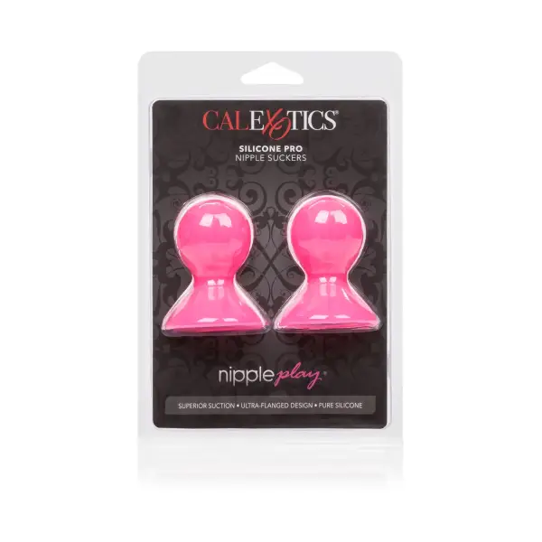 Nipple Play Silicone Pro Nipple Suckers - Pink nipple suction toy - product detail