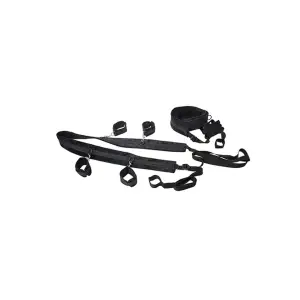 No Matter Where Bondage Restraint System - Black bed bondage kit - detail view