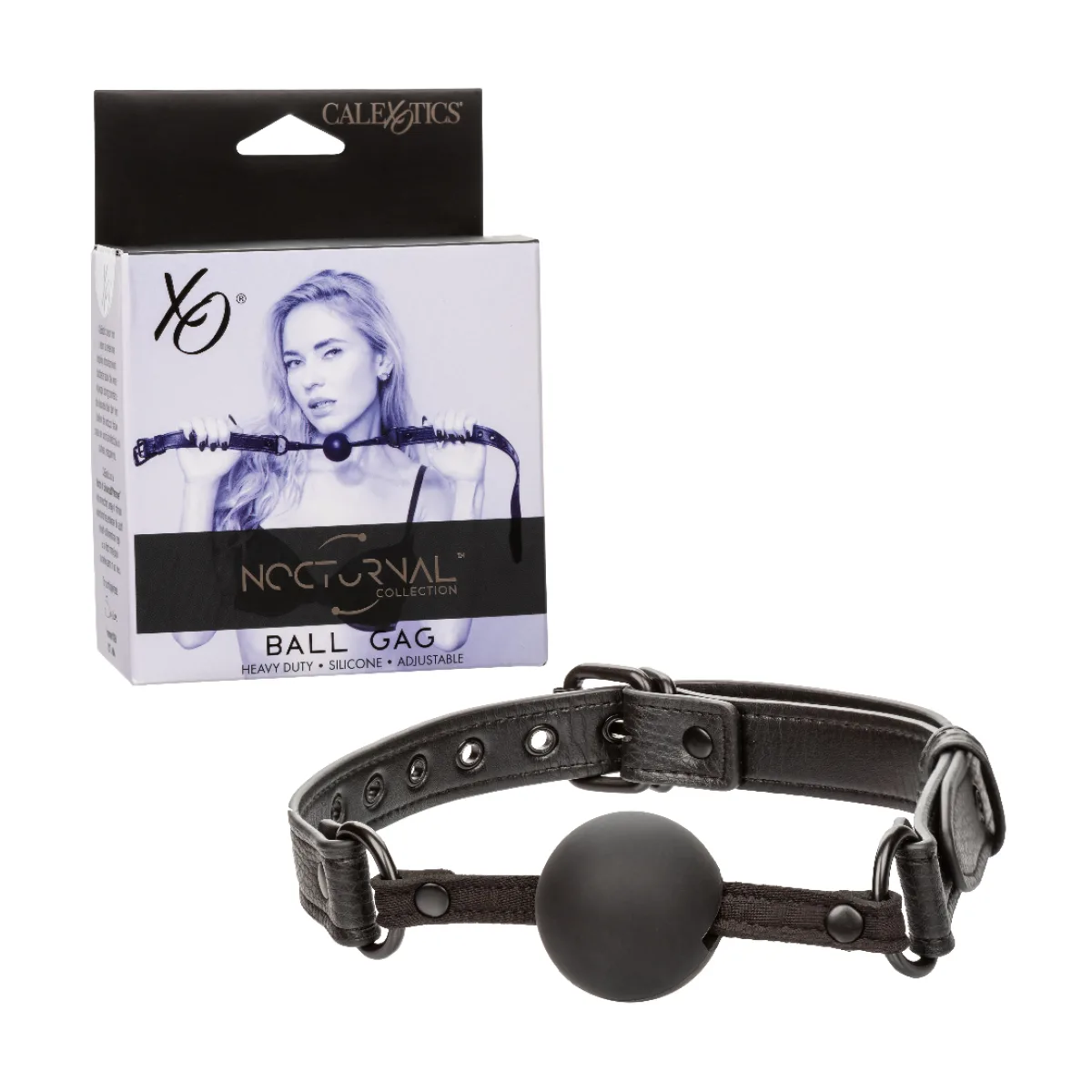 Nocturnal Collection Ball Gag - Black gag - main product image
