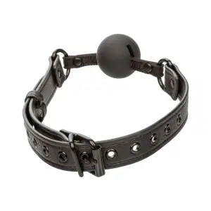 Nocturnal Collection Ball Gag - Black gag - alternate product angle